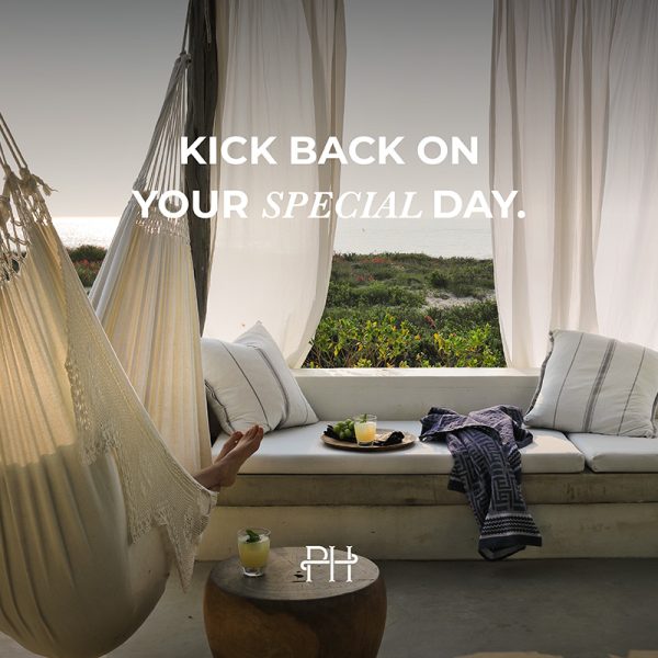 Kick back on your special day