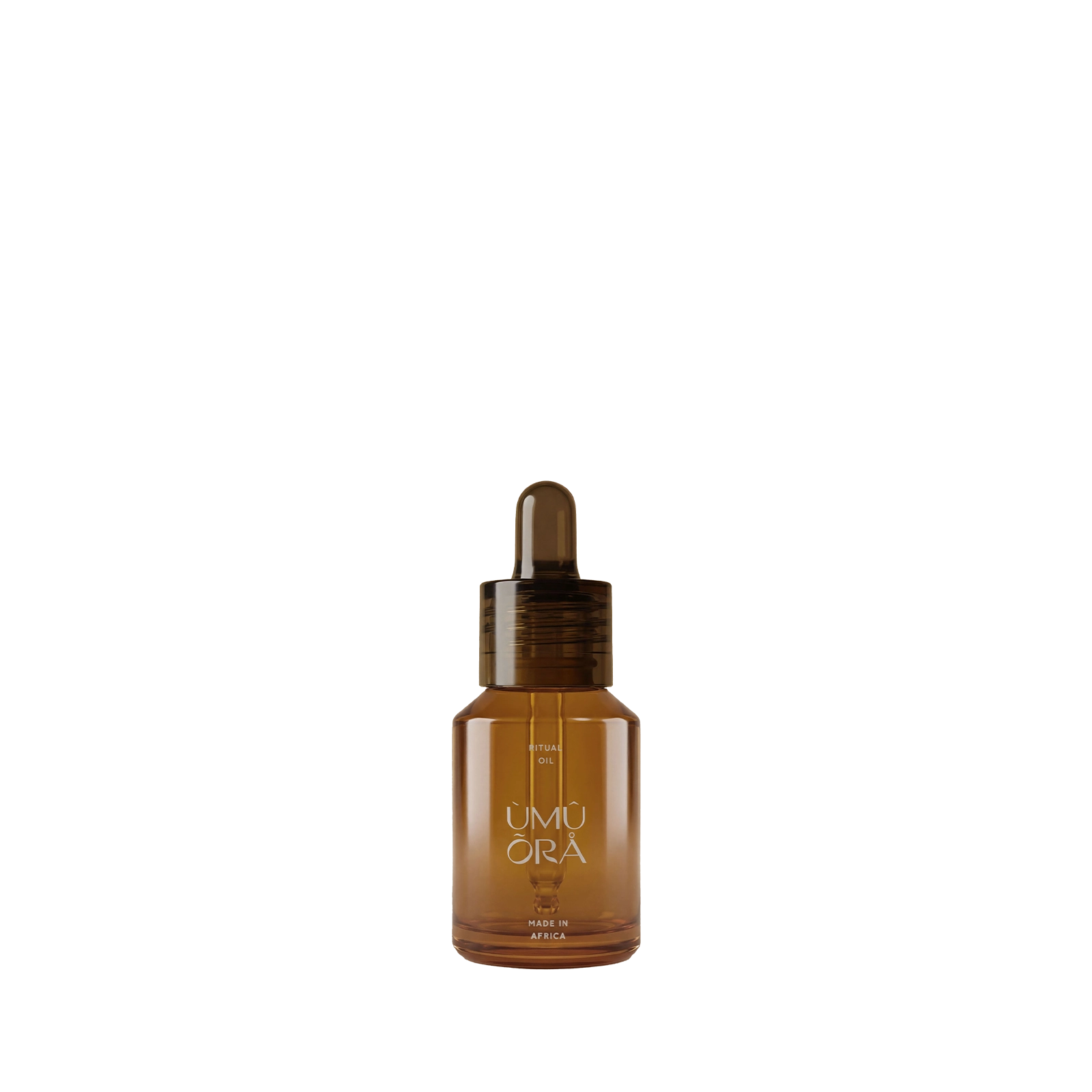 Perfect Hideaways Umû Ora Blue Mountain Sage & Thyme ritual oil in an amber glass dropper bottle Perfecthideawaysshop